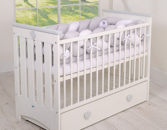 My Sweet Baby Πάντα Πλεξούδα Εσωτερική White And Gray