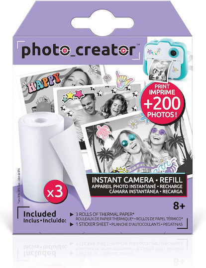 Canal Toys Φωτογραφικό Χαρτί Instant για Εκτυπωτές Inkjet 25 Φύλλα