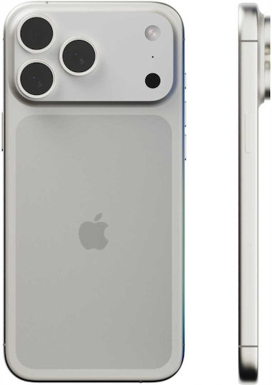 Spacecase Quickfit Протектор за камера Закалено стъкло Сребрист за iPhone 17 Pro, iPhone 17 Pro Max