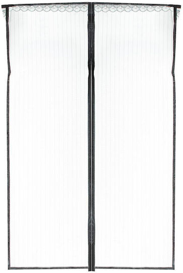 Alista Home Plasă De Țânțari Pentru Ușă Cu Închidere Magnetică Neagră 230x160cm