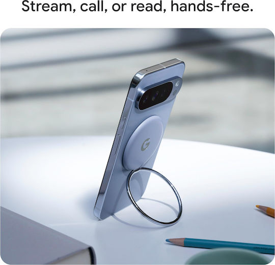 Google Pixelsnap Ring Stand Desk Stand for Mobile in Silver Colour
