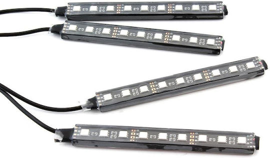 Lumini LED RGB pentru sub mașină, interior și exterior, Bluetooth 12cm Zd65b