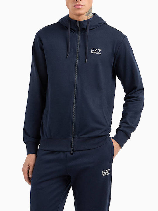 Emporio Armani Albastru marin cu Glugă