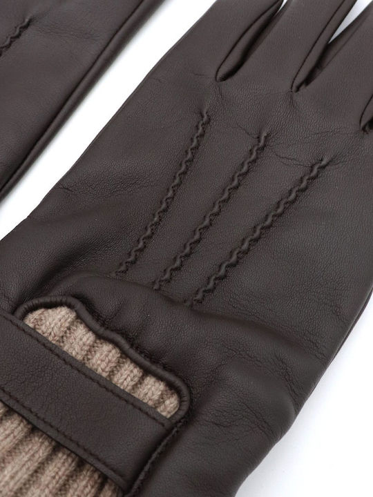 Men's Leather Gloves Brown