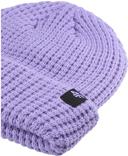 Beanie Beanie Knitted in Purple color