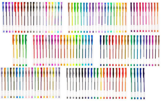 Alista Home Pixuri Gel Set De Diverse Culori 140 Bucăți