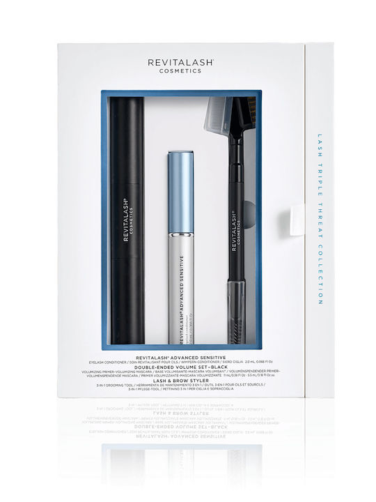 RevitaLash Lash Triple Threat Makeup Set for Eyes 3 Pieces