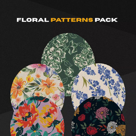Medtronic Guardian Sensor Adhesive Patches Skin Grip Floral 10 Pieces