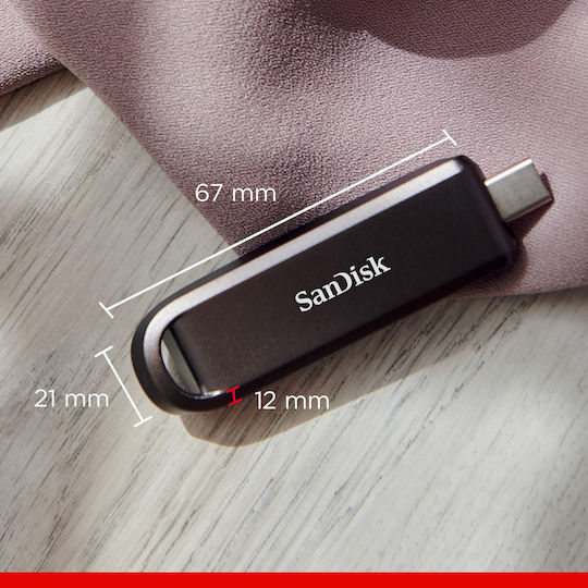 Sandisk Extreme Pro 1TB USB 2.0 Stick Μαύρο