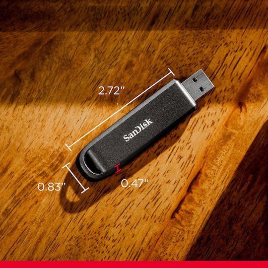 Sandisk Extreme Pro 1TB USB 2.0 Stick Μαύρο