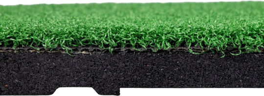 inSPORTline Rubber Gym Floor Puzzle Mat Green 100x100x2cm