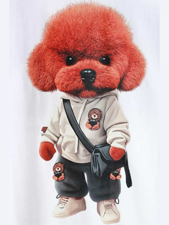 Teddy Тениска Бял