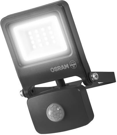 Osram Στεγανός Προβολέας LED 10W Φυσικό Λευκό 4000K με Αισθητήρα Κίνησης IP44