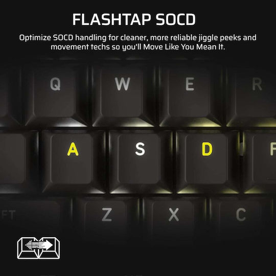 Corsair Vanguard Pro 96 Hall Effect Gaming Keyboard 96% with Corsair MGX switches and RGB lighting (English US)