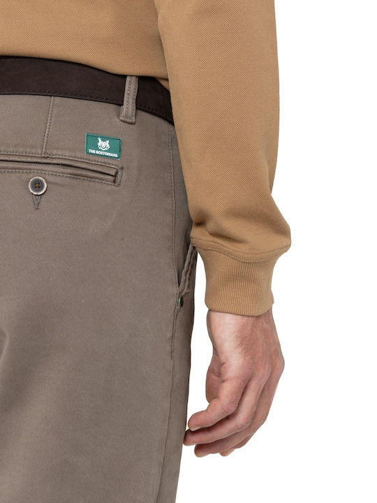 Men's Chino Elastic Trousers Beige