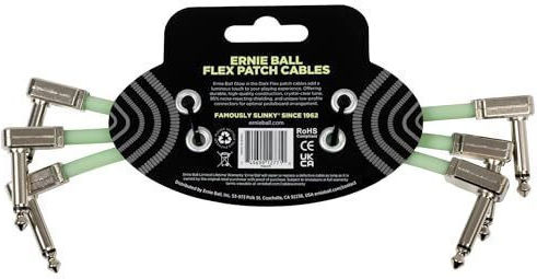 Ernie Ball Flex Patch Cable 6.3mm male - 6.3mm male (P06475)