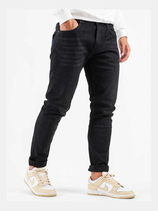 Men's Jeans Pants with Skinny Fit Black