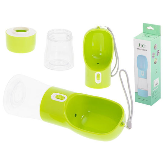 Alista Home Plastic Sticlă Apă pentru Câine & Pisică 258ml 25.5cm în Culoare Verde