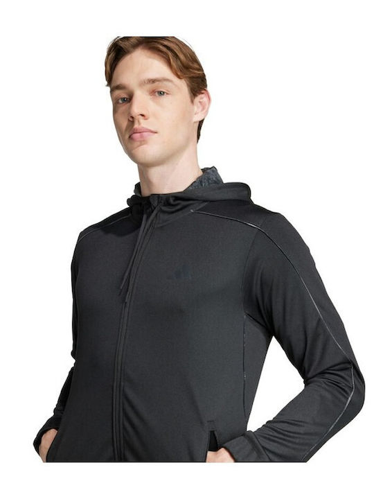Sweatshirt with Hood Black
