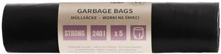 Donau Trash Bags Capacity 240lt 5pcs Black