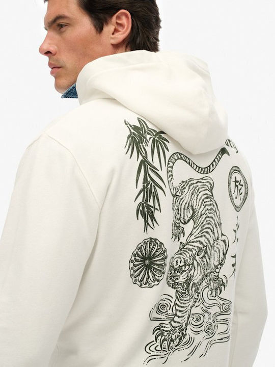 Superdry Narrative Ivory with Hood