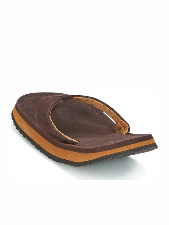 2luxe Ανδρικά Flip Flops Καφέ