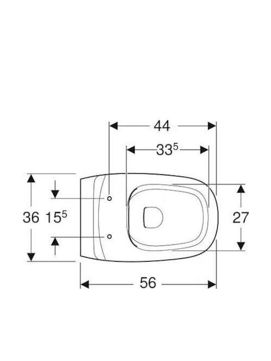 Geberit Citterio Λεκάνη Κρεμαστή με Κάλυμμα Soft Close Λευκή 4022009321463 Geberit Citterio Λεκάνη Κρεμαστή με Κάλυμμα Soft Close Λευκή 4022009321463