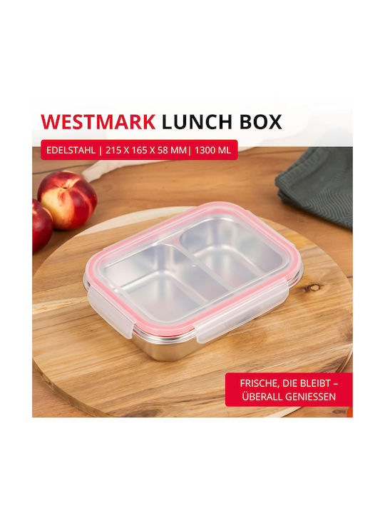 Westmark Lunchbox Inox Silber 280ml 1Stück