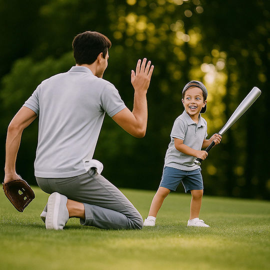 Relaxdays Bâtă de Baseball din Aluminiu Bâtă de Softball Baseball Softball Ușoară din Aluminiu Argintie