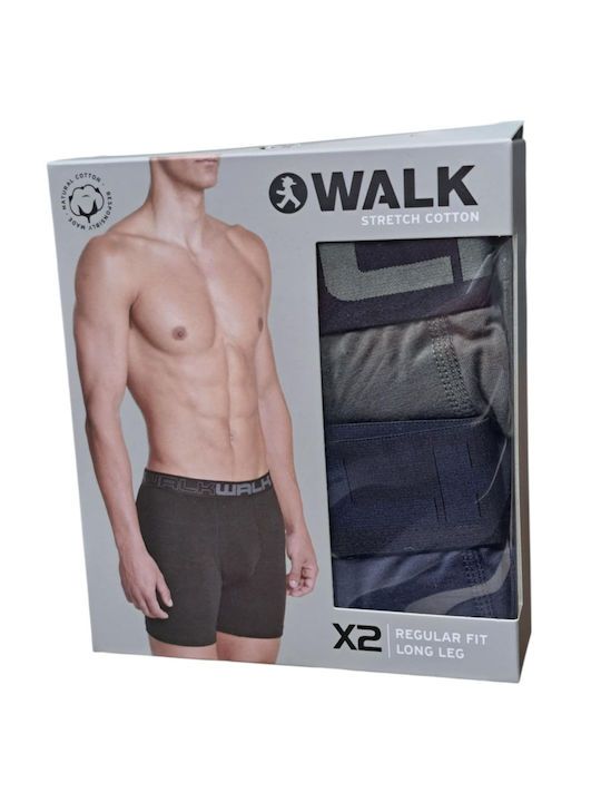Men's Boxers Blue, Khaki 2Pack