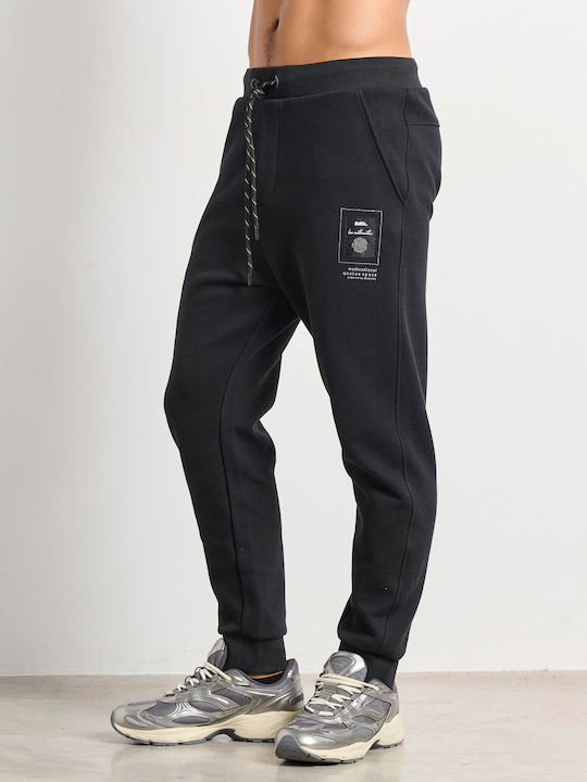 Sweatpants with Elastic Black