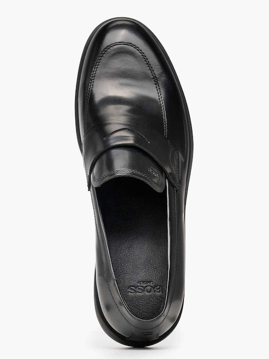 Men's Leather Loafers Black