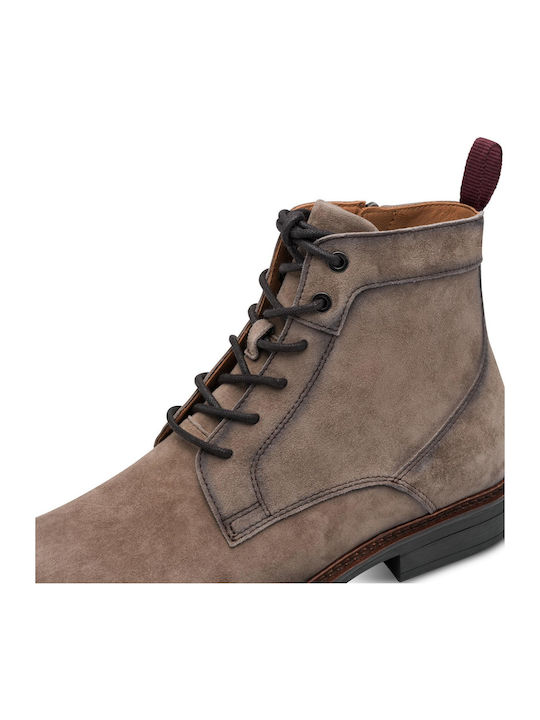Leather Brown Men's Boots