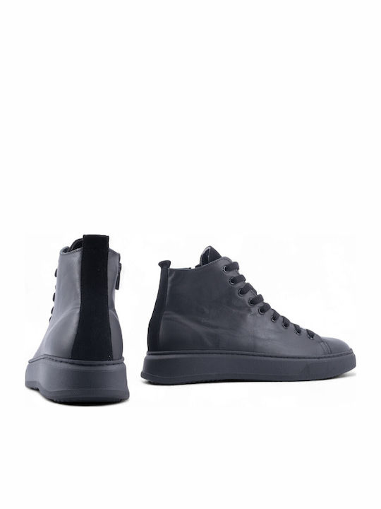 Leather Black Men's Boots