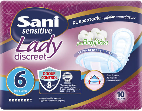 MEGA Sani Lady Женски Инконтинентни Подложки 160бр