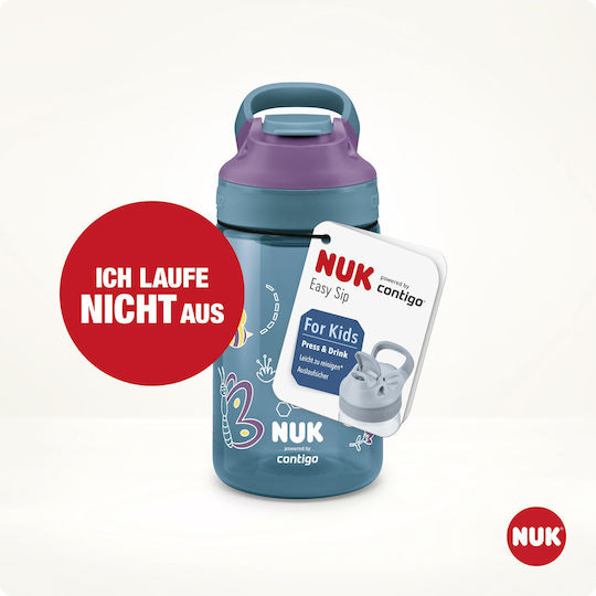 Nuk Kinderflasche Kunststoff Auslaufsicher Blau 420ml