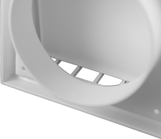 Vents Επιτοίχιος Εξαεριστήρας Μπάνιου 125mm Λευκός