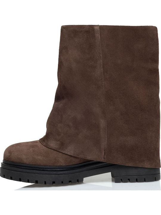 Stiefeletten Damen Braun