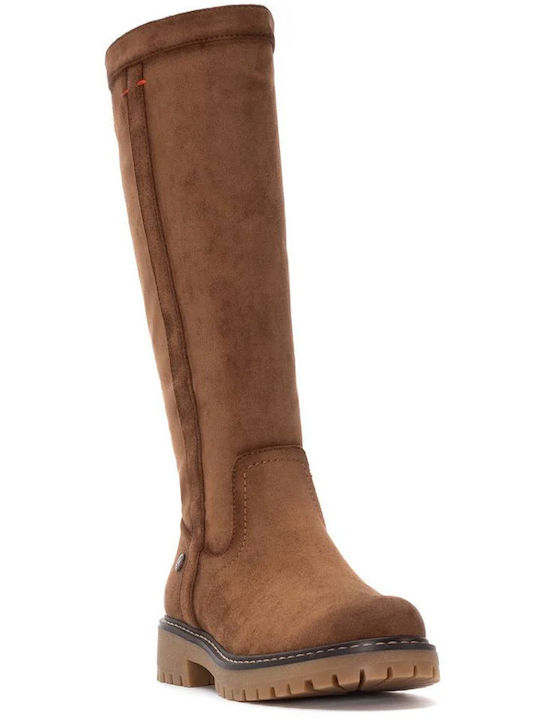 Suede Women's Boots Brown