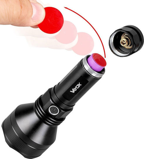 Vayox Pro Taschenlampe LED mit maximaler Helligkeit 1900lm Schwarz