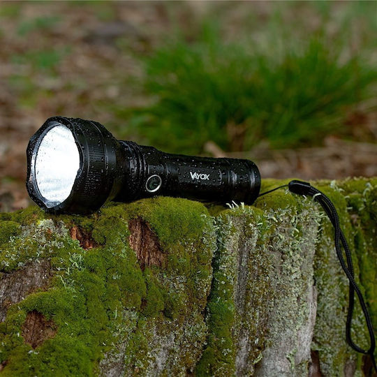 Vayox Pro Taschenlampe LED mit maximaler Helligkeit 1900lm Schwarz