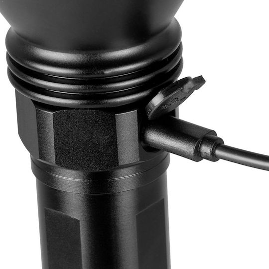 Vayox Pro Taschenlampe LED mit maximaler Helligkeit 1900lm Schwarz