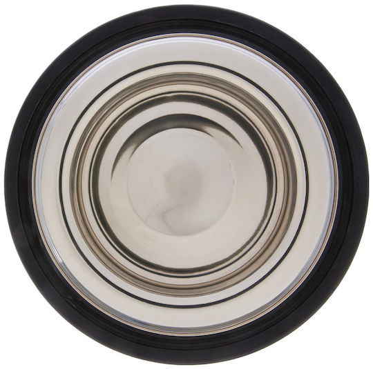 Kerbl Steel Anti-Splash Ανοξείδωτο Μπολ Φαγητού & Νερού για Σκύλο & Γάτα 900ml σε Ασημί Χρώμα