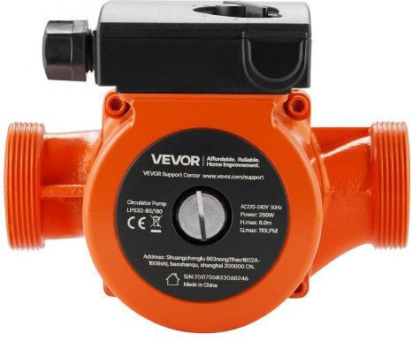 Vevor Electronic Circulator Pump Heating 140mm