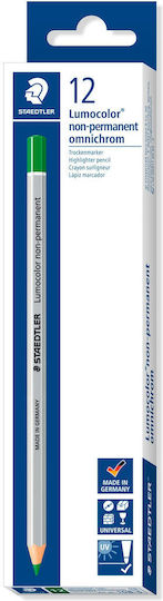 Staedtler Lumocolor Farbstift-Set Grüner Textmarker 12Stück Packung von 1 Verpackungen