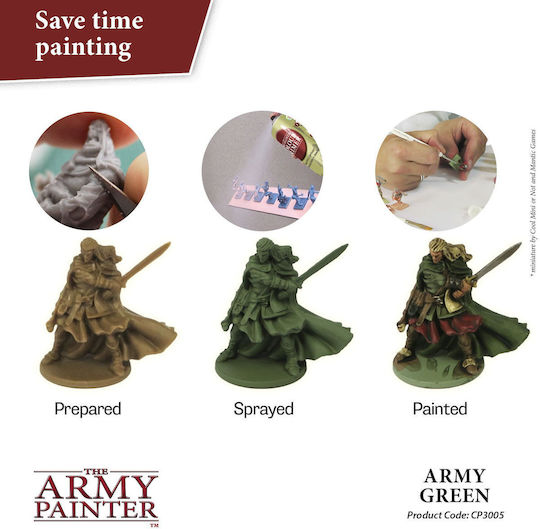 The Army Painter Colour Primer Χρώμα Μοντελισμού σε Spray Army Green 400ml