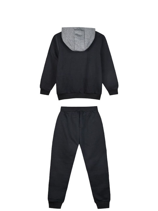 Kids Sweatpants Set Black 2pcs