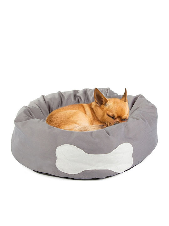 Verk Group Pillow Dog Round Gray 50x50cm