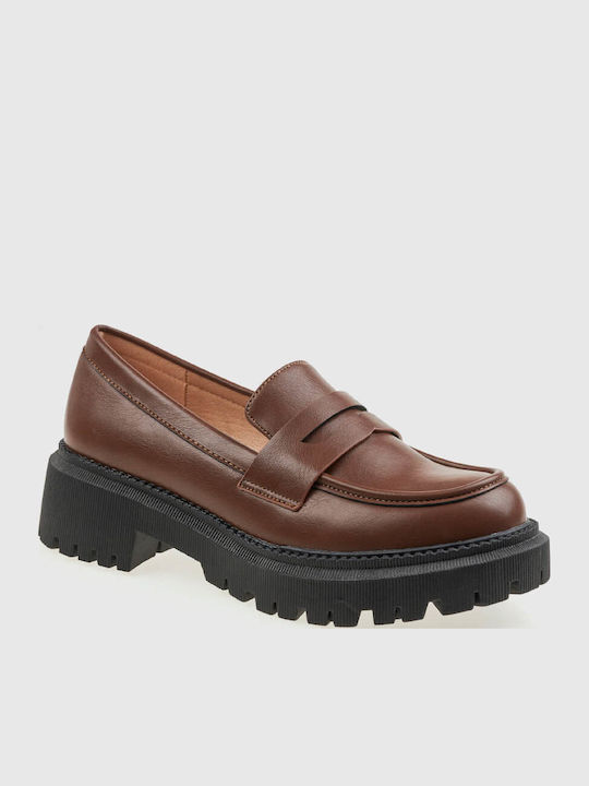 Дамски Loafers в Кафяв Цвят