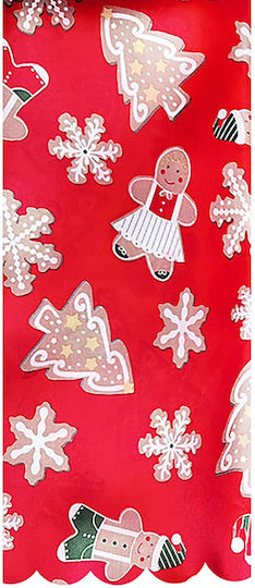 XMASfest Weihnachtlich Tischtuch Stoff L150xB150cm. (Μverschiedene Designs/Farben)